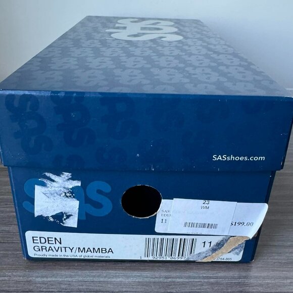 SAS Eden Gravity Women's Mary Jane Shoes $200 Black Mamba - Picture 14 of 14